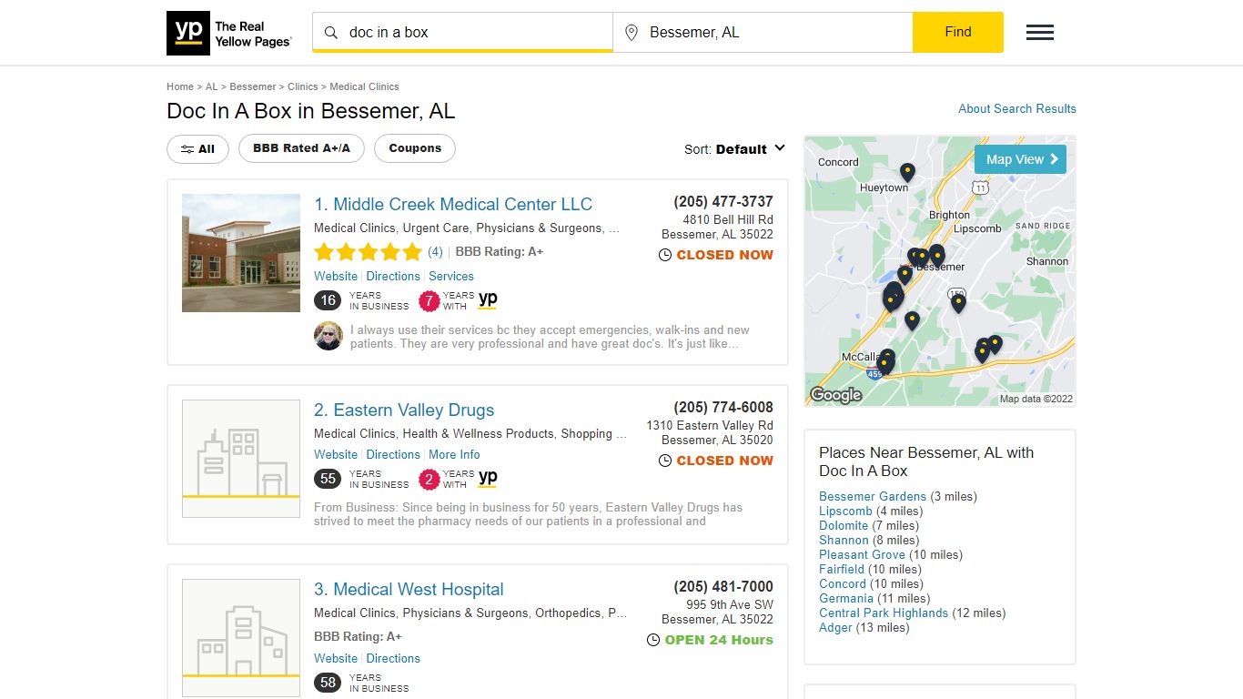 Doc In A Box in Bessemer, AL with Reviews - YP.com - Yellow Pages